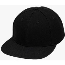 Gorra plana negra personalizable con logo | Sublimartia