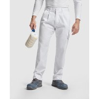 Pantalón blanco Roly Pintor PA9102 | Sublimartia