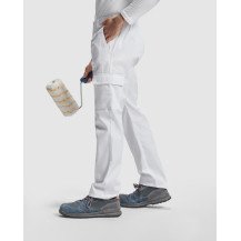 Pantalón blanco Roly Pintor PA9102 | Sublimartia