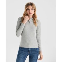 Polo Estrella manga larga mujer Roly | DTF Sublimartia
