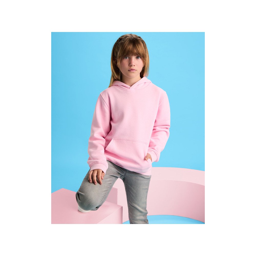 Sudadera Roly Urban SU1067 infantil - rosa claro - modelo sin cordones