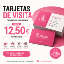 Tarjeta de visita 350gr - 85x55mm